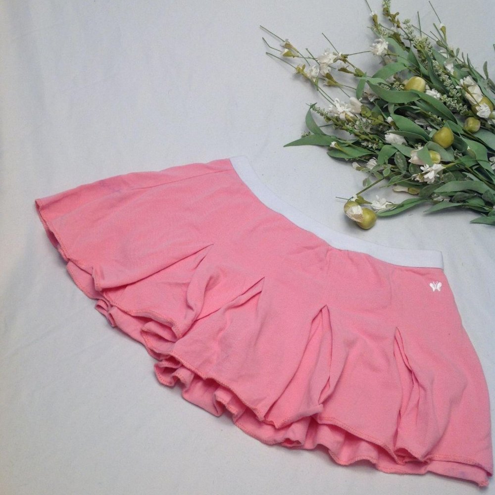 Aeropostale Pleated Cotton Flare Skirt/Skort Sz Sm